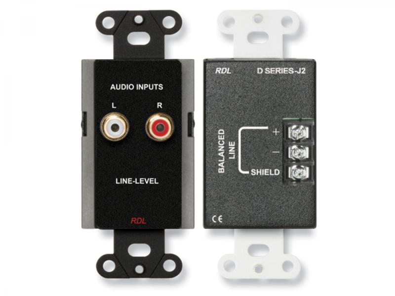 RDL
DB-J2Line Input Assembly - RCA jack
