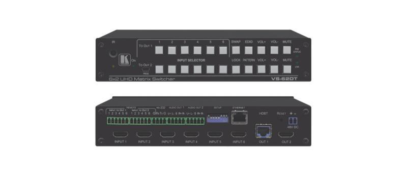 KramerVS-62DT6x2 4K60 420 HDMI/HDBaseT Lo