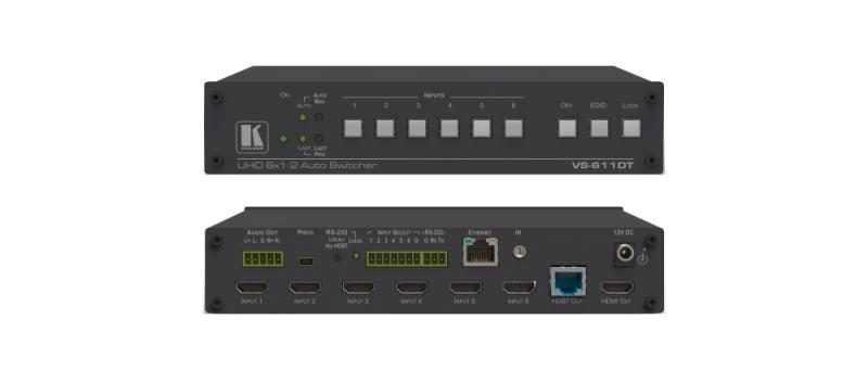 6:1 4K auto switcher with HDMI