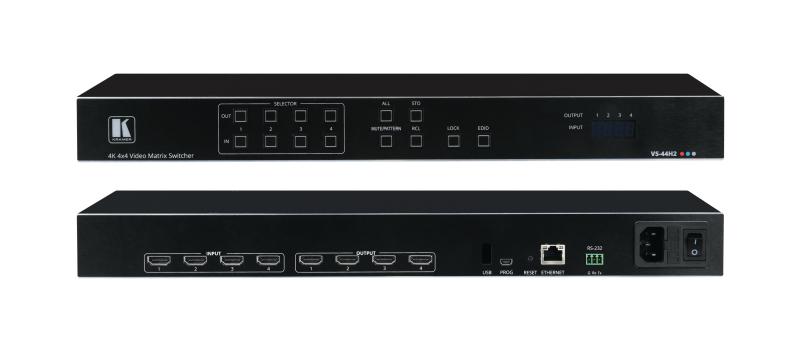 KramerVS-44H2A4x4 4K HDMI2.0 matrix switcher