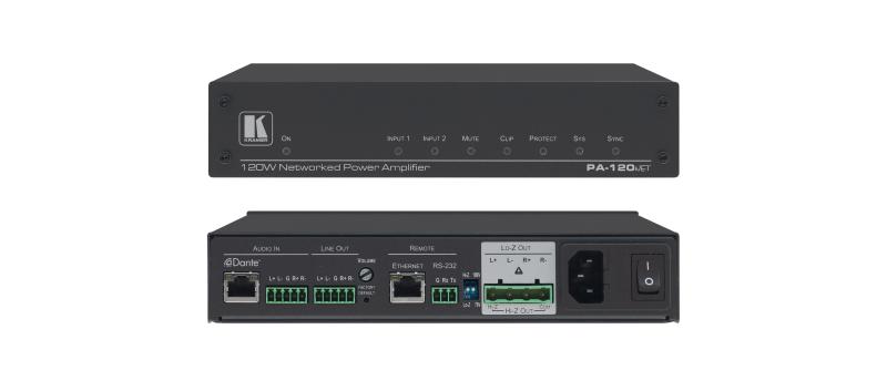 KramerPA-120NET2x60W @ 8? Controllable Power
