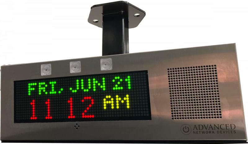 Double Sided Clock w/ Universa