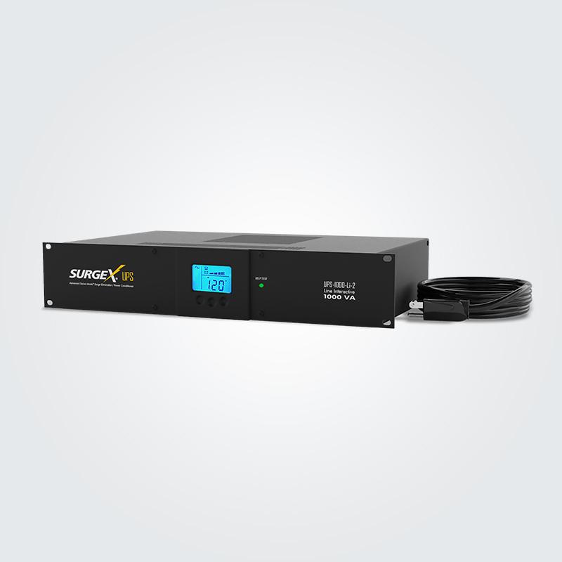 SurgeX
UPS-1000-LI-2Line Interactive UPS with Surg