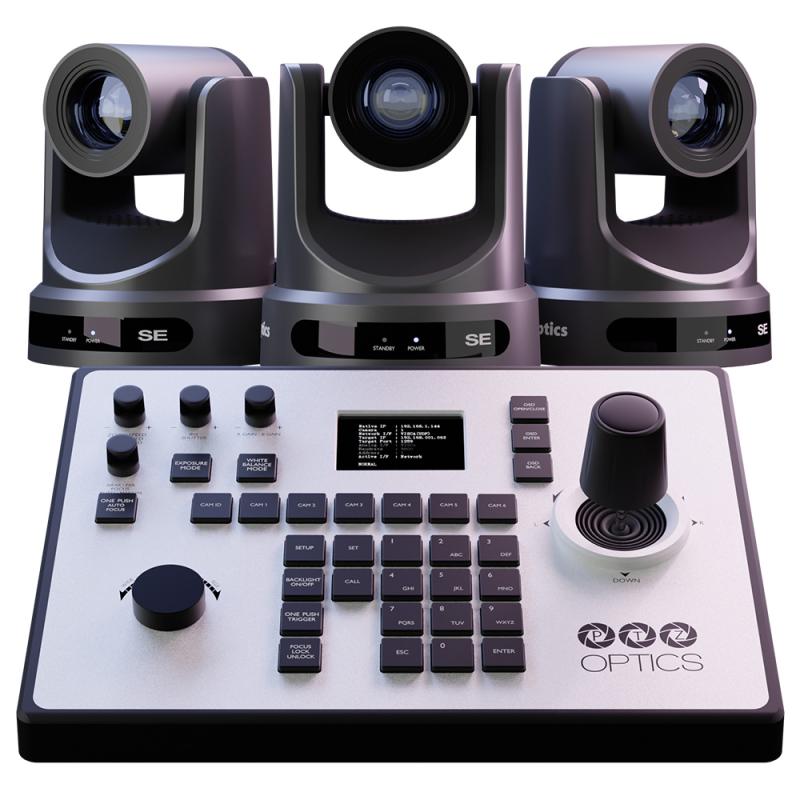 PTZ Optics
PT20XSE-PRODUCER-JOY4This bundle features three (3)