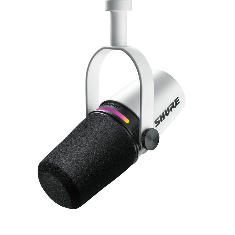 Shure
MV7+-W"Dual-Output Cardioid Dynamic
