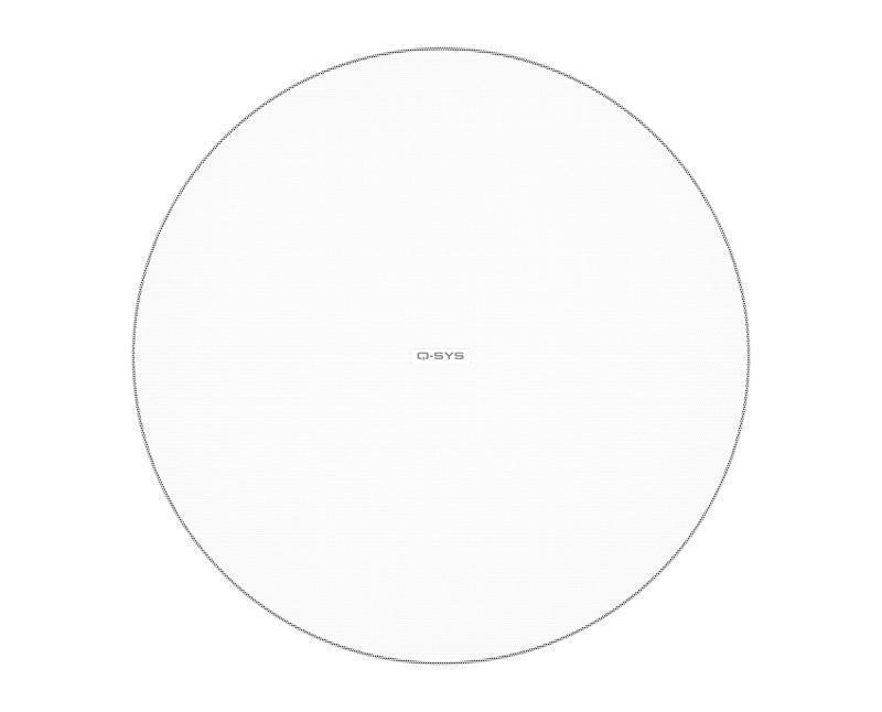 Q-SYS
AD-C6T-LPZB-WH6.5" Two-way ceiling speaker,