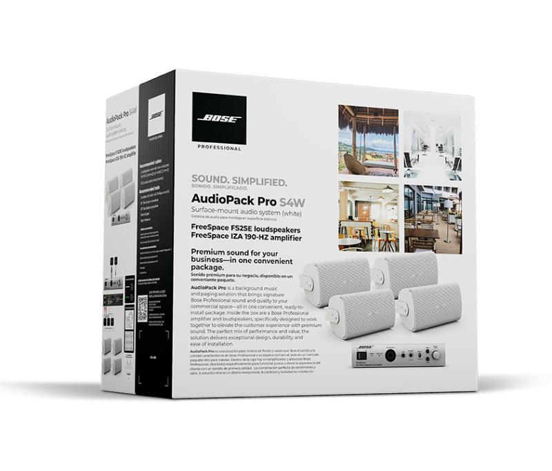 Bose888475-1210AudioPack Pro S4 White 120V NA