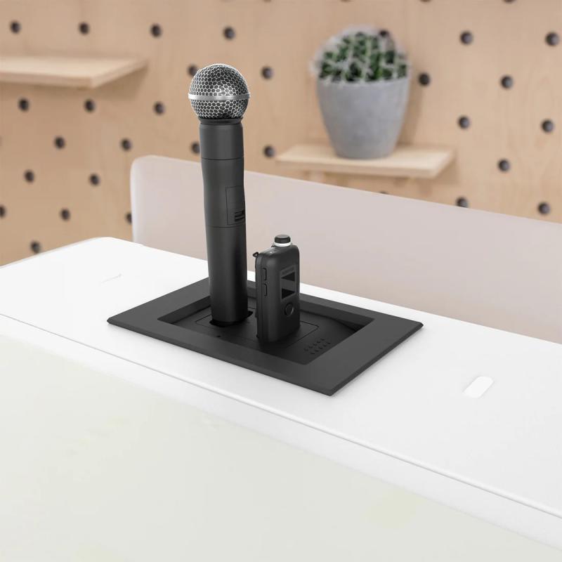 Heckler H939BKConsole Insert for Shure MXWNC | Capital Music Gear